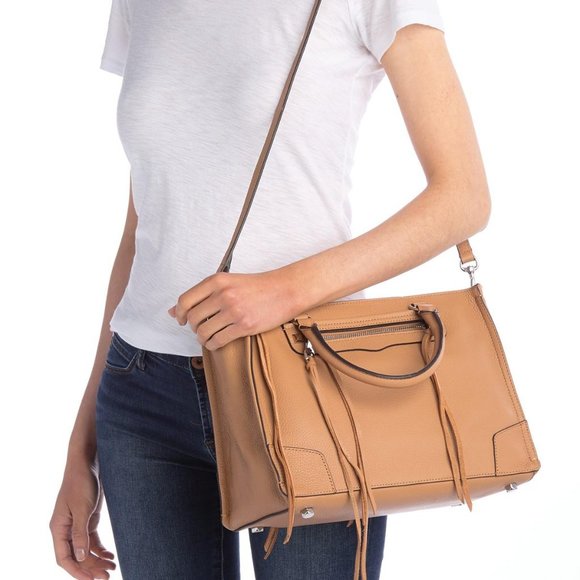 *FINAL SALE* Rebecca Minkoff Regan Leather Satchel Bag - Picture 11 of 11